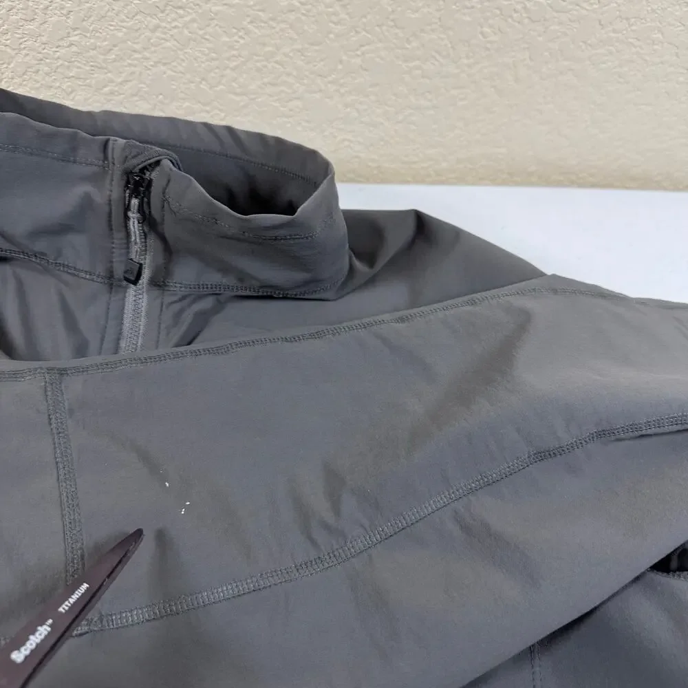 Eddie Bauer First Ascent Jacket Mens TXL Tall Gray Outdoor Hiking Tech Read Desc